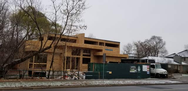 A new build under construction, insulated by Fahrenheit Foam