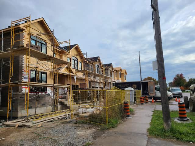A new build under construction, insulated by Fahrenheit Foam